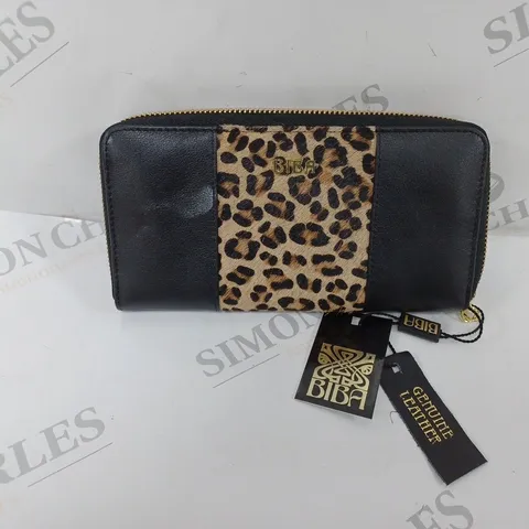 BIBA LEATHER ZIP AROUND PURSE