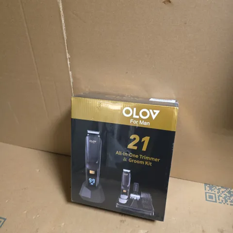 OLOV FOR MAN 21 ALL-IN-ONE TRIMMER & GROOM KIT (BOXED)