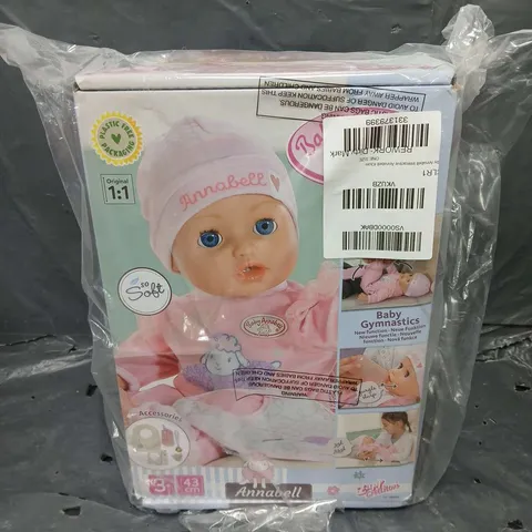 BOXED INTERACTIVE BABY ANNABELL 