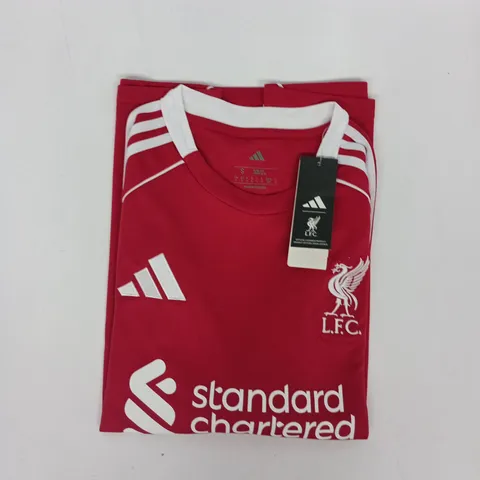 ADIDAS LIVERPOOL HOME FOOTBALL JERSEY IN RED SIZE SMALL