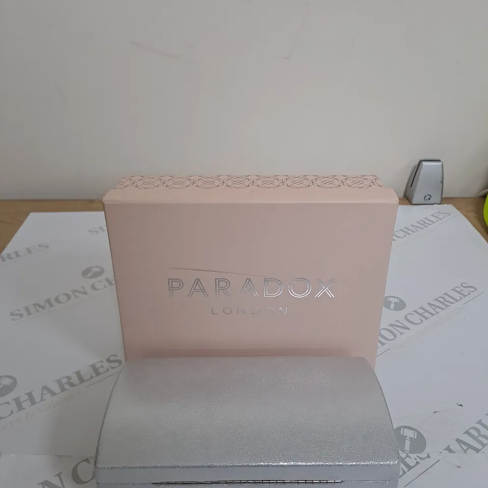 BOXED PARADOX LONDON CLUTCH BAG 