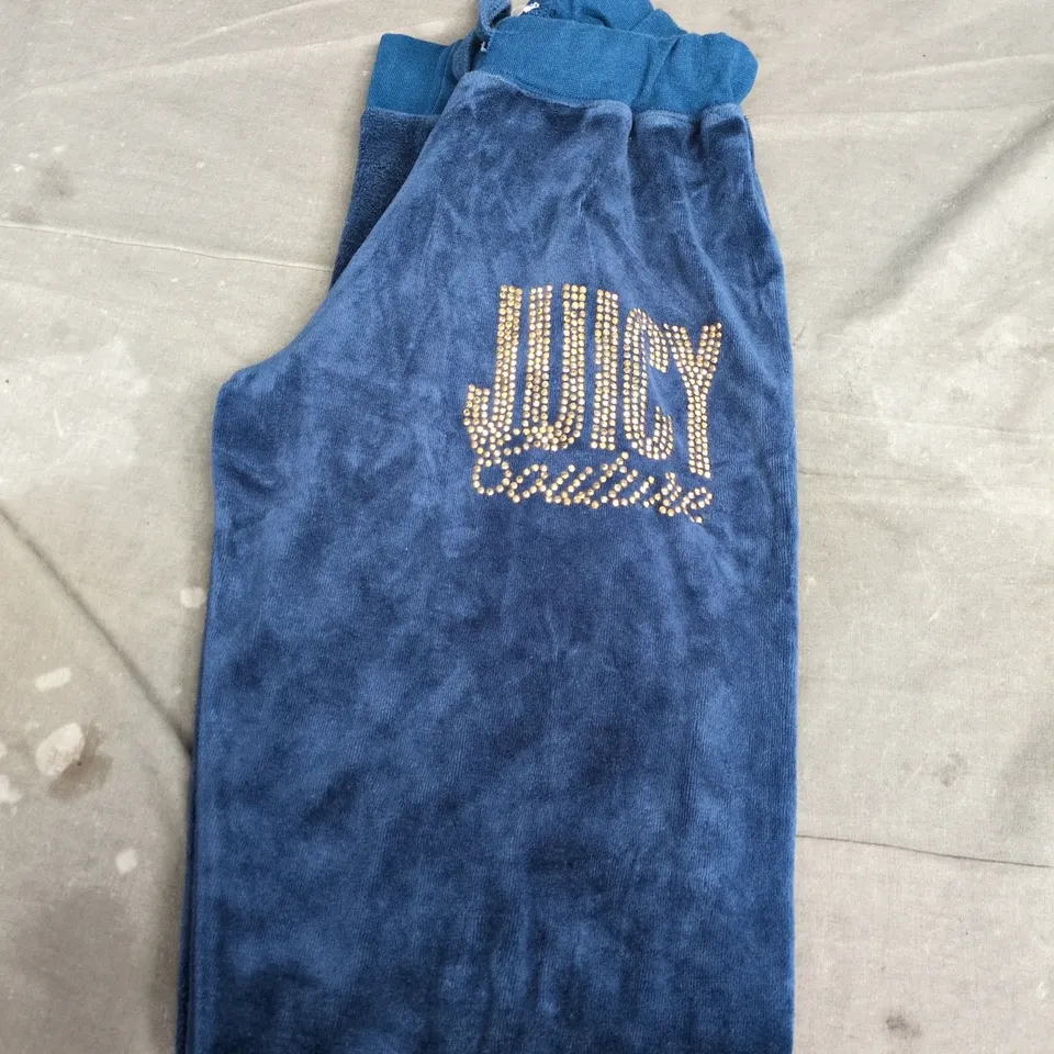 JUICY COUTURE VELOUR ZIP TRACKSUIT – BLUE, WOMEN'S SIZE UNSPECIFIED