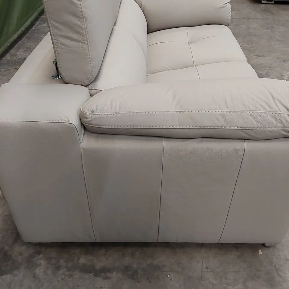 QUALITY DESIGNER BRADY 2 SEATER LEATHER SOFA