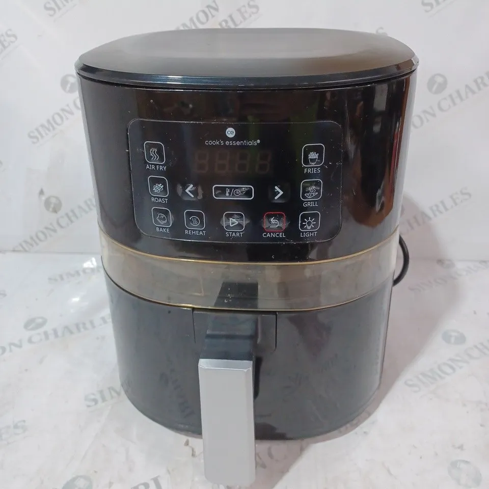 COOK'S ESSENTIALS AIR FRYER - BLACK