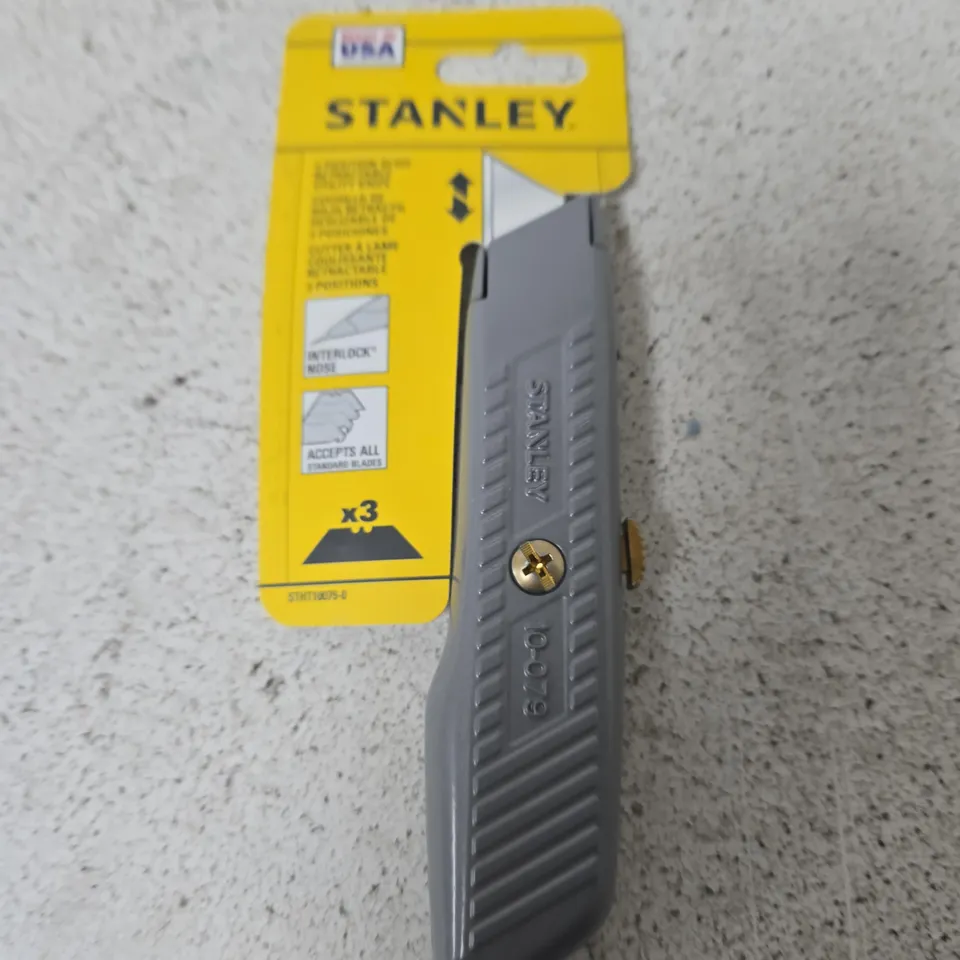 STANLEY RETRACTABLE UTILITY KNIFE 
