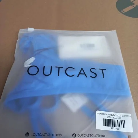 OUTCAST SILVANA BIKINI BOTTOMS – BLUE, XXS (OUTCAST EXCLUSIVES)