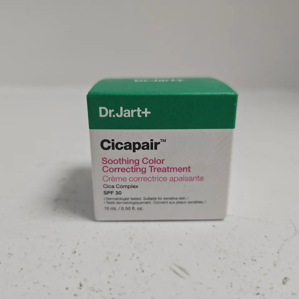 BOXED AND SEALED DR.JART+ CICAPAIR SOOTHING COLOUR CORRECTING TREATMENT (15ML)