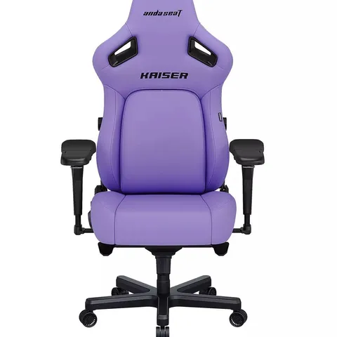 BOXED ANDASEAT KAISER 4 PREMIUM LARGE GAMING CHAIR - PURPLE (1 BOX)
