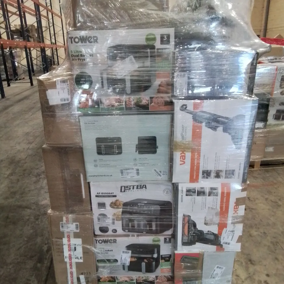 PALLET OF APPROXIMATELY 29 UNPROCESSED RAW RETURN HOUSEHOLD AND ELECTRICAL GOODS TO INCLUDE;