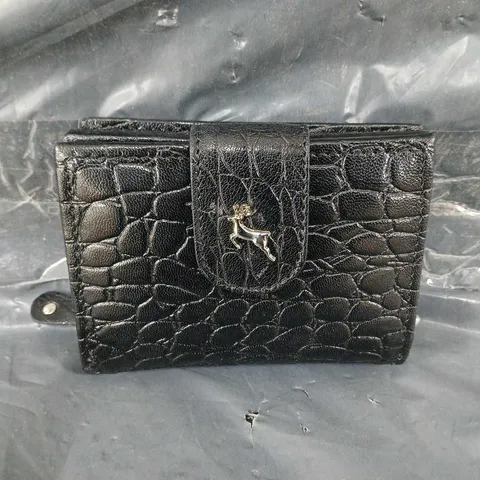 ASHWOOD BLACK LEATHER PURSE 