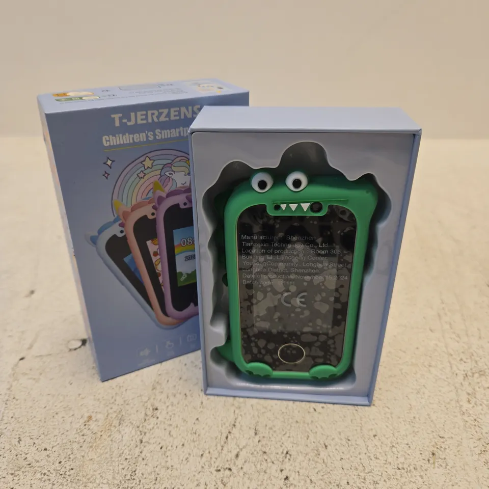 T-JERZENS CHILDREN'S SMARTPHONE TOY – GREEN DINOSAUR CASE (BOXED)