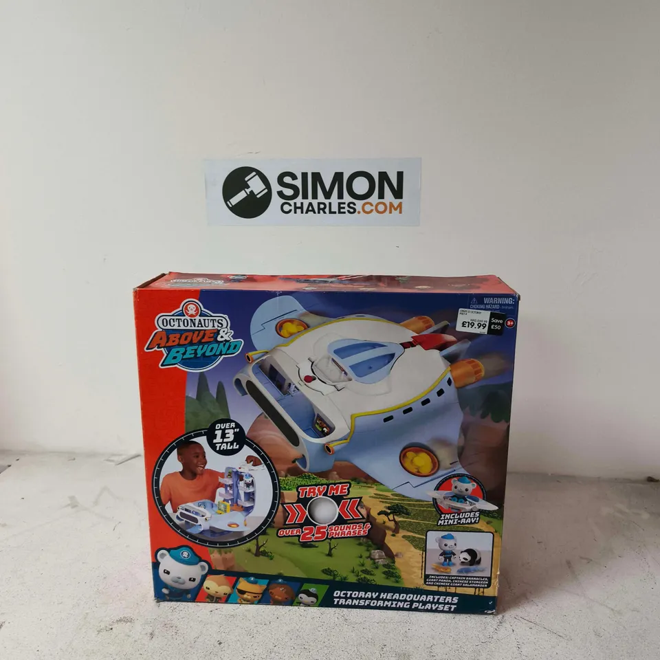 OCTONAUTS ABOVE & BEYOND TRANSFORMING PLAYSET – BOXED