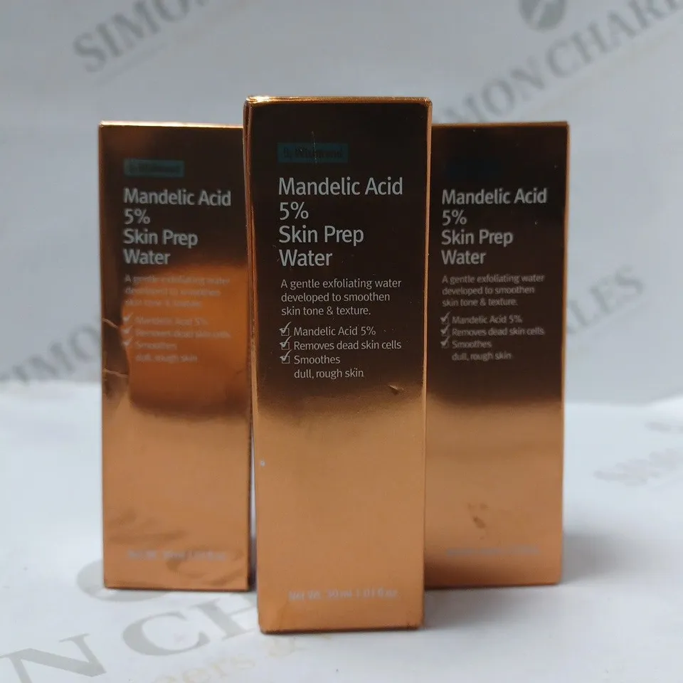 BOX OF 3 X 30ML MANDELIC ACID 5% SKIN PREP WATER MINIATURE
