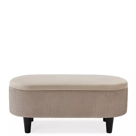 SERENITY PLEATED OTTOMAN - COLLECTION ONLY