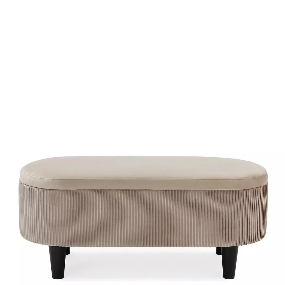 SERENITY PLEATED OTTOMAN - COLLECTION ONLY 