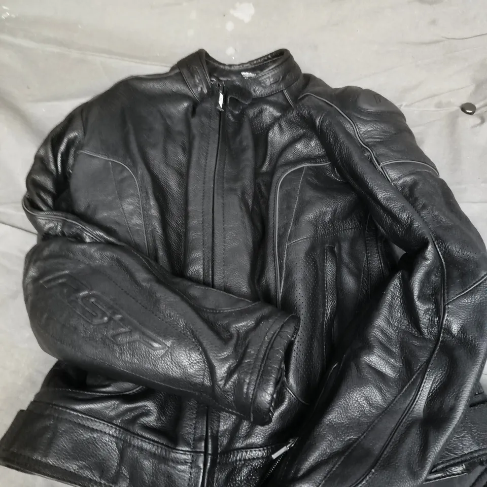 RST LADIES LEATHER MOTORCYCLE JACKET – UK 10 (EU 38)