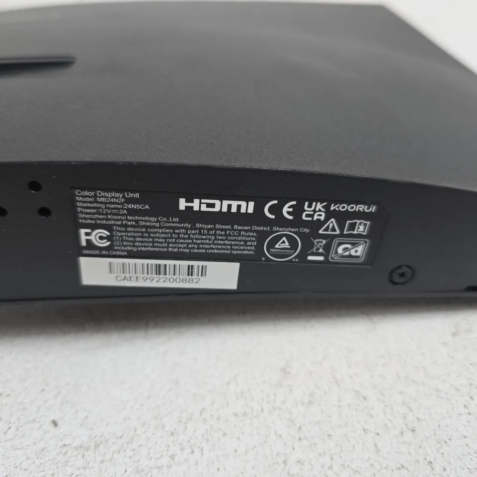 KOORUI MONITOR MB24N2F CURVED UNBOXED 24"