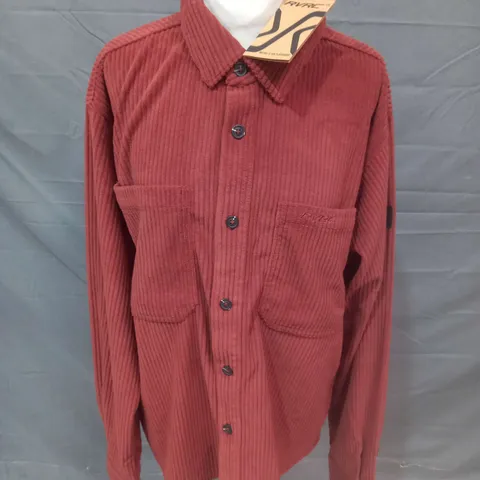 REVOLUTION RACE SMOKED PAPRIKA SHIRT - M