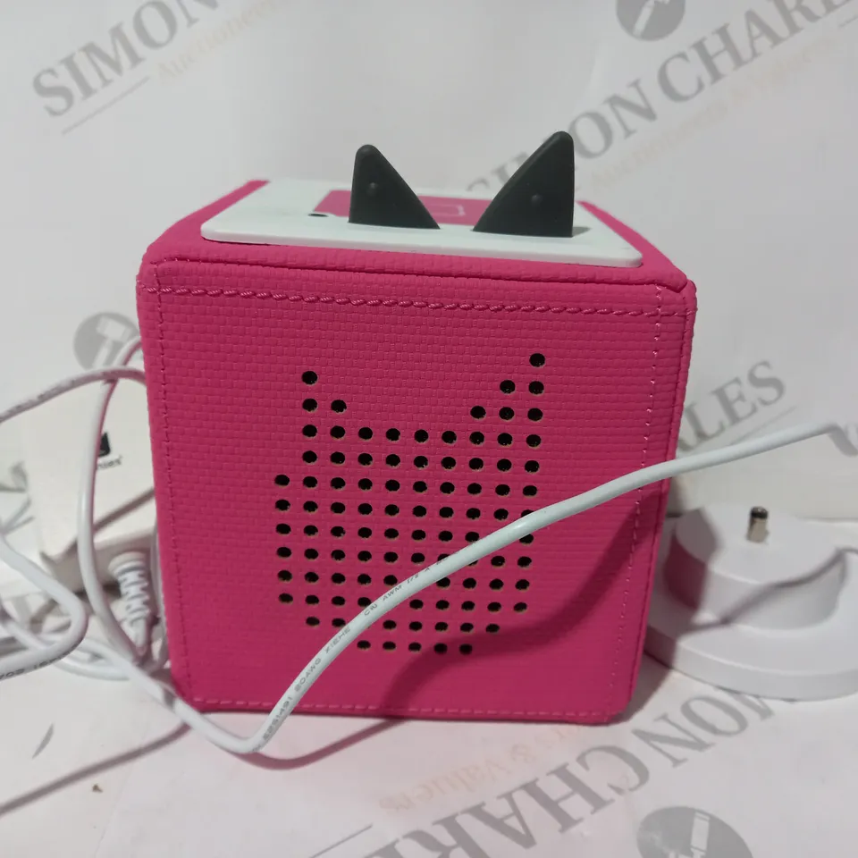 BOXED TONIES TONIEBOX SPEAKER IN PINK
