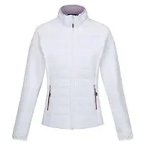 REGATTA CLUMBER WHITE LILAC V HYBRID JACKET SIZE 16