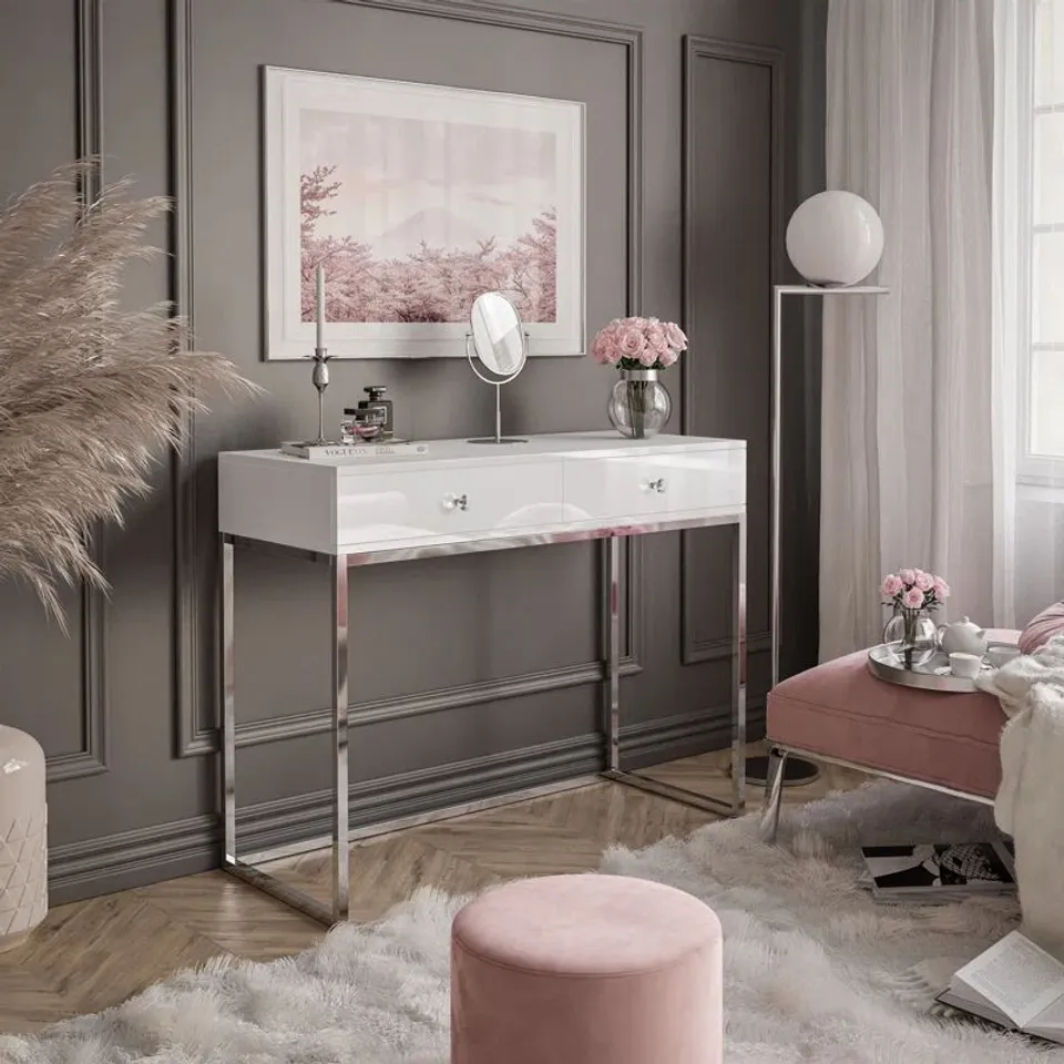 BOXED ABRIA CONSOLE TABLE (2 BOXES)