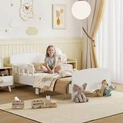 BOXED AIYAPLAY WHITE KIDS TODDLER BED FRAME