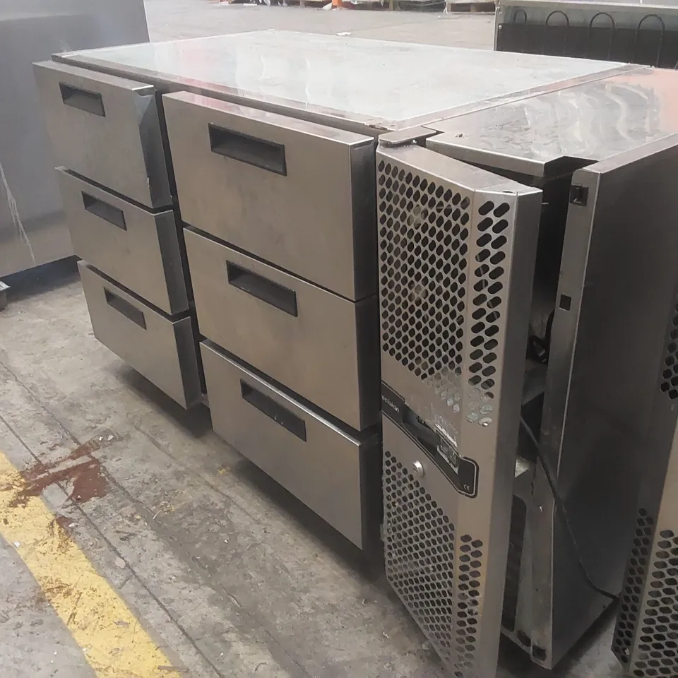 PRECISION HCU211 6 DRAWER U/C BENCH FRIDGE