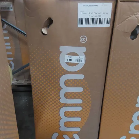 BRAND NEW BOXED EMMA UK V2 DIAMOND SPRING FREE 150 x 200CM KING SIZE MATTRESS 