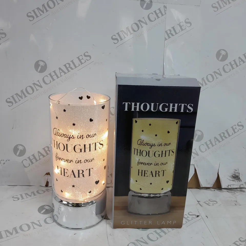 THOUGHTS GILTTER LAMP