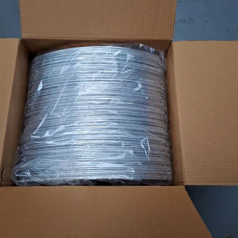 APPROXIMATELY 100 14" ALUMINIUM PLATTERS