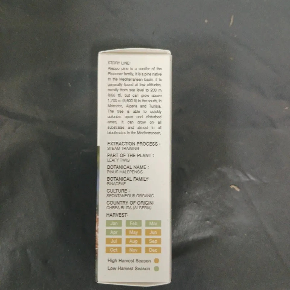 APPROXIMATELY 25 PCS NATURE'S HEALING ALEPPO PINE ESSENTIAL OIL, 10ML