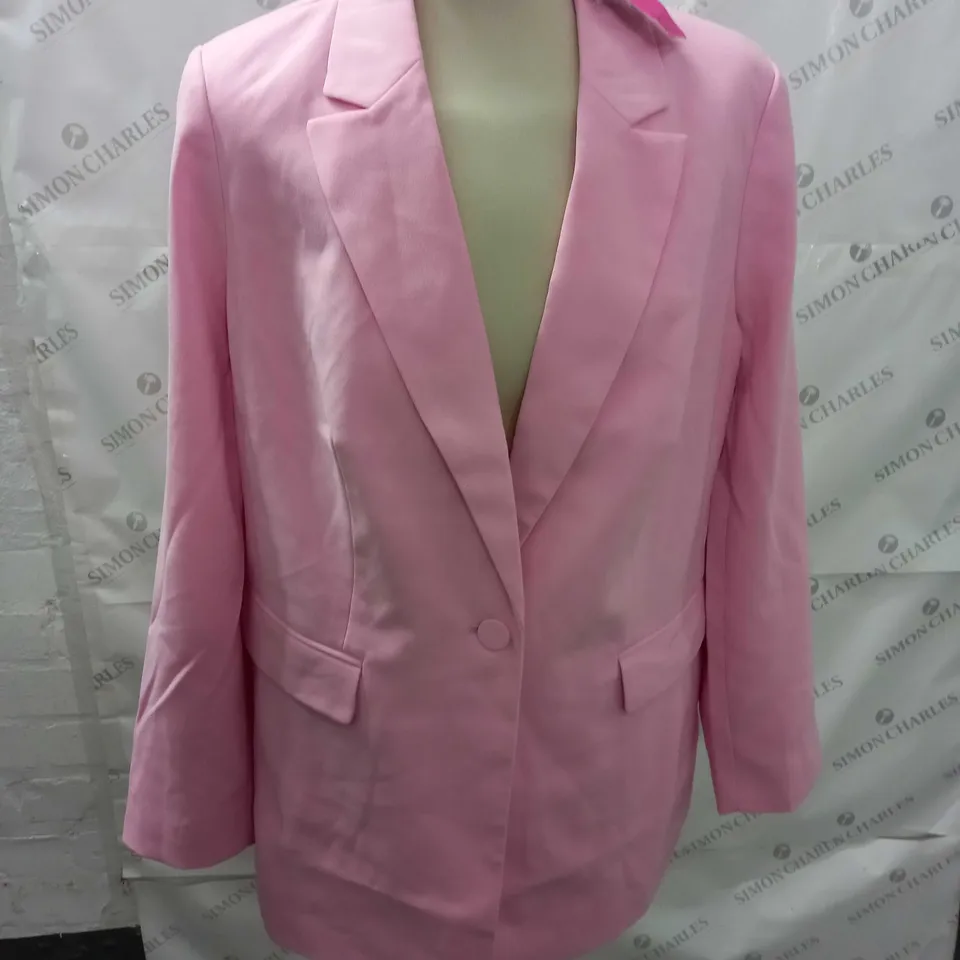 BE BEAU PINK BLAZER - 14