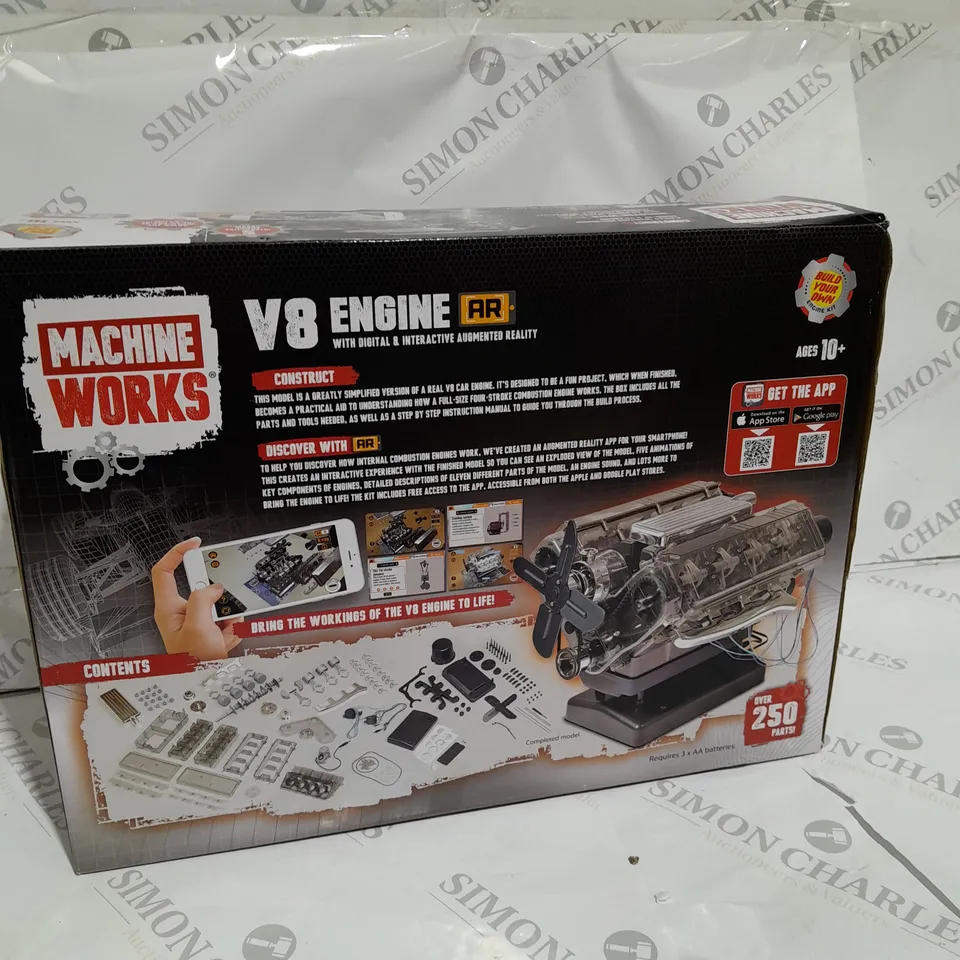 MACHINE WORKS BUILD YOUR OWN V8 ENGINE TOY