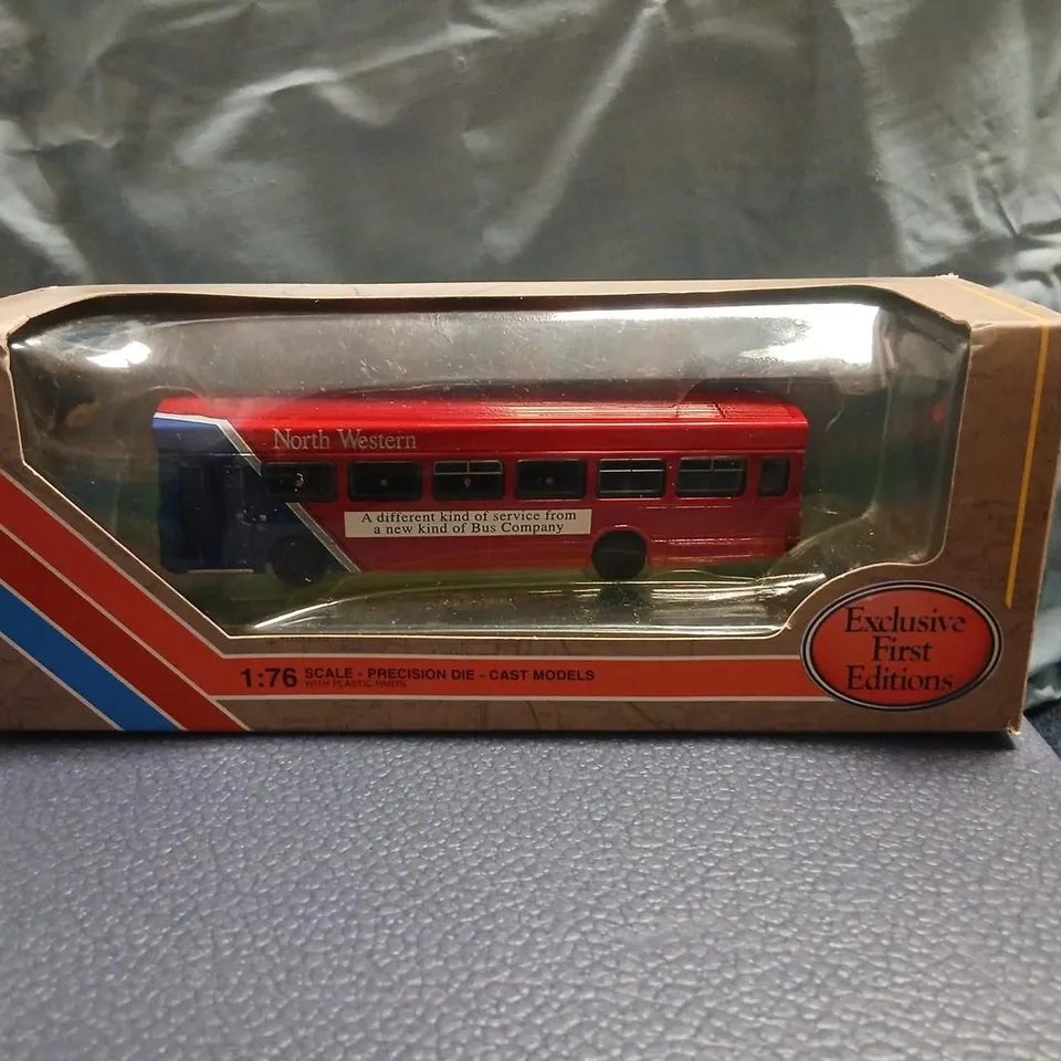 EXCLUSIVE FIRST EDITIONS LEYLAND NATIONAL MKII NORTH WESTERN 1:76 DIE-CAST BUS MODEL 17703