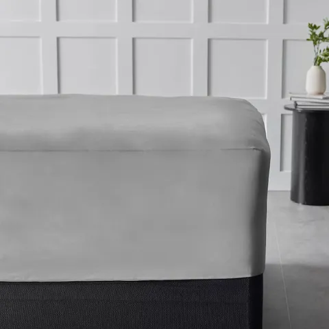 NORTHERN NIGHTS 400TC BAMBOO COTTON SET OF 2 FITTED SHEETS KING SIZE