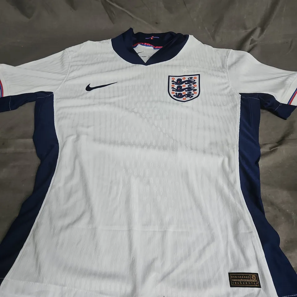 ENGLAND NATIONAL TEAM FOOTBALL SHIRT – NIKE WHITE HOME KIT (MEN'S) SIZE S 