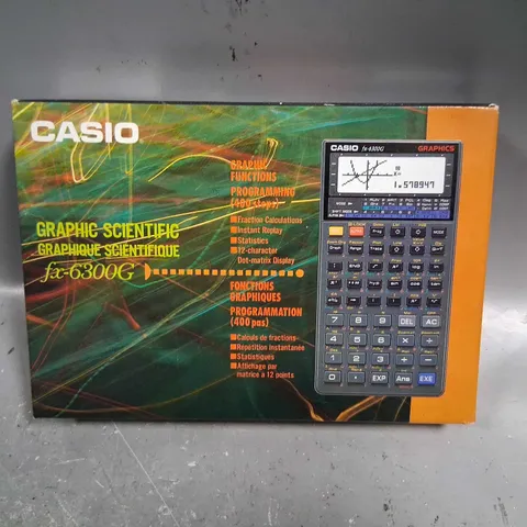 CASIO GRAPHIC SCIENTIFIC CALCULATOR FX-6300G