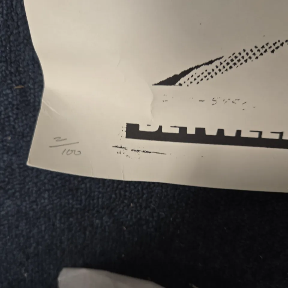 CHARLIE ANDERSON ENDS SIGNED PRINT numbered 2/100