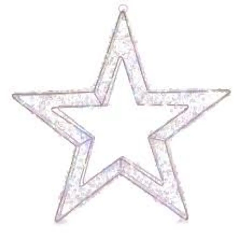 HOME STORIES PRE LIT INDOOR/OUTDOOR CRYSTAL LOOK SHAPES