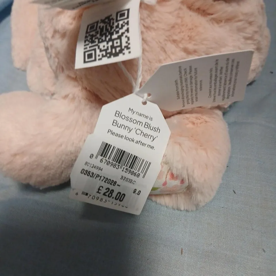 JELLYCAT BLOSSOM BLUSH BUNNY CHERRY – PLUSH TOY (JELLYCAT LONDON)