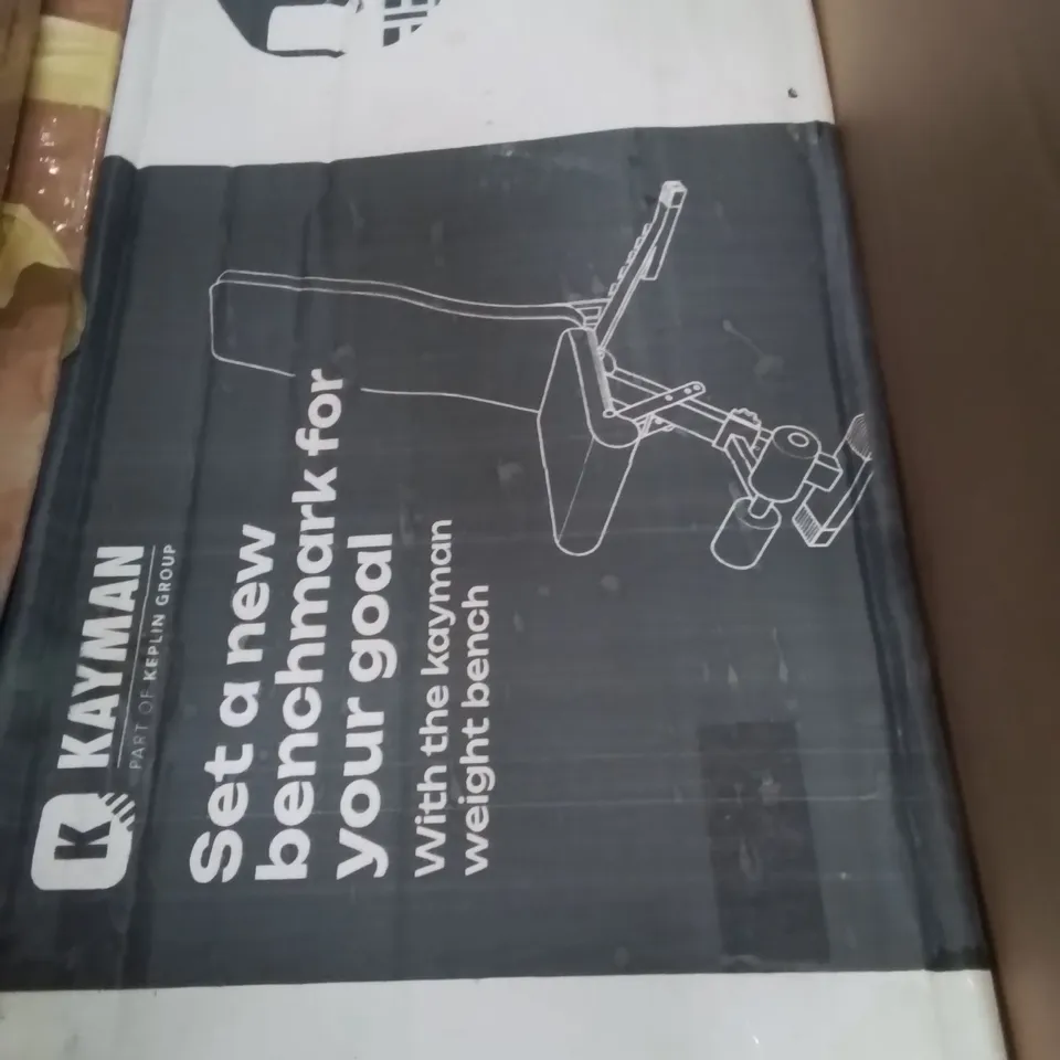 BOXED KAYMAN ADJUSTABLE WEIGHT BENCH
