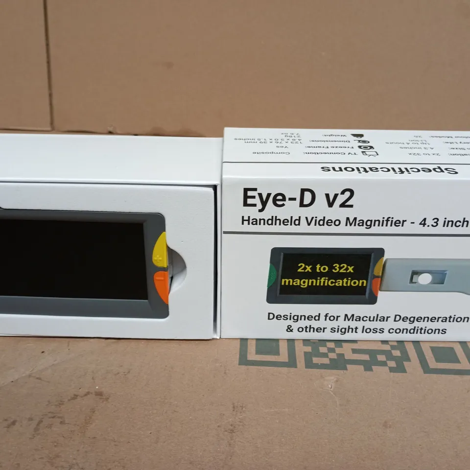 VISIONAID EYE-D V2 HANDHELD VIDEO MAGNIFIER