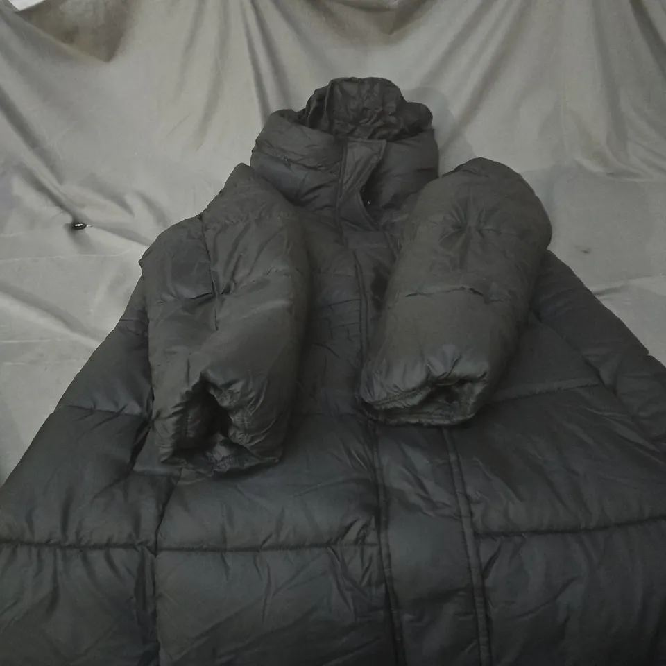 VERY BLACK PUFFER COAT, UK SIZE 16, WOMEN'S