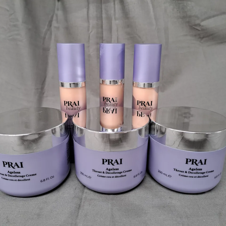 BOX OF APPROXIMATELY 8 ASSORTED BOXES OF VARIOUS ITEMS TO INCLUDE PRAI BEAUTY CREAM, ETC - COLLECTION ONLY