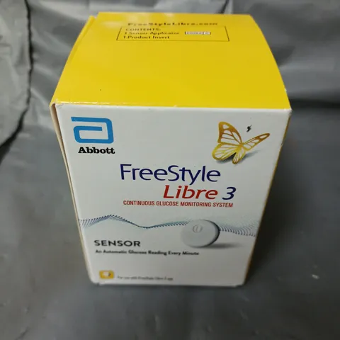 BOXED AND SEALED ABBOTT FREESTYLE LIBRE 3 SENSOR