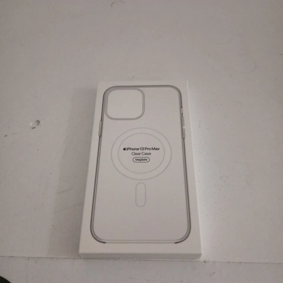 BOX OF APPROXIMATELY 40 IPHONE 13 PRO MAX CLEAR CASES MAGSAFE