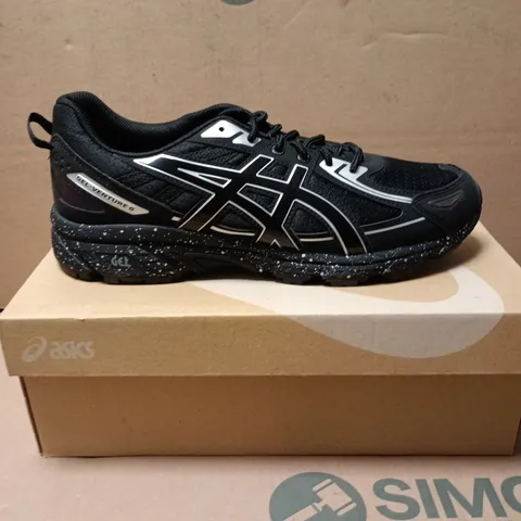 ASICS GEL-VENTURE 6 RUNNING SHOES β BLACK/BLACK SIZE 9.5