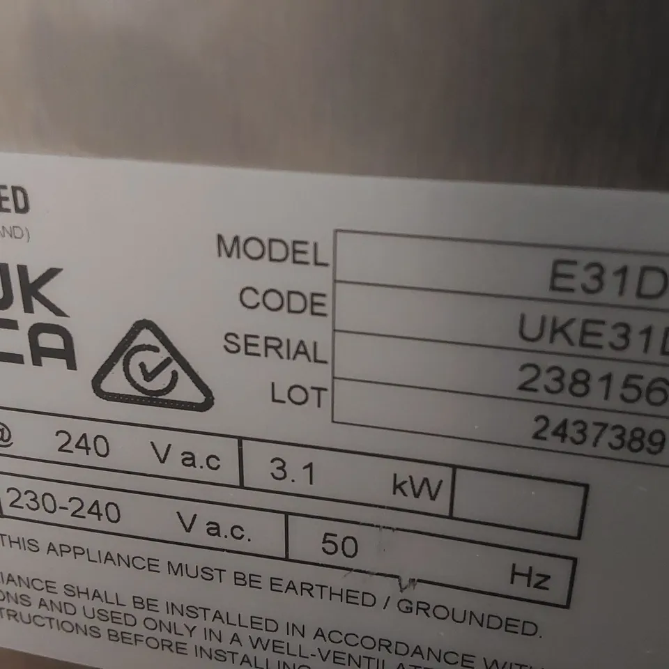 BLUE SEAL E31D4 COMMERCIAL TURBOFAN OVEN