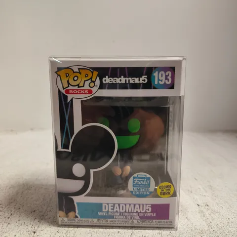 FUNKO POP! ROCK - DEADMAU5 GLOW-IN-THE-DARK LIMITED EDITION VINYL FIGURE – BOXED (NO. 193)