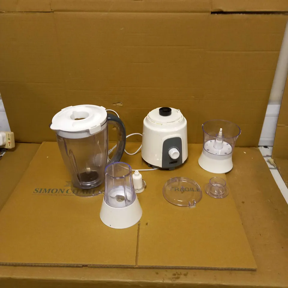 ZANUSSI 3 IN 1 BLENDER,CHOPPER,GRINDER - WHITE 